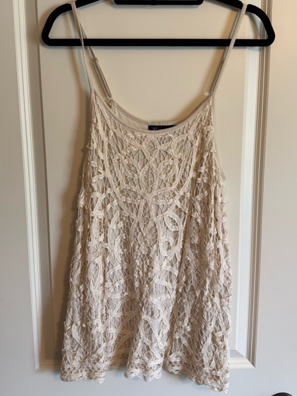 INC International Concepts (INC) Lace Overlay Swing Tank – Size XL